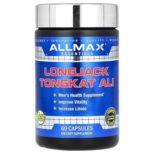 ALLMAX, Essentials, эврикома длиннолистая, 325 мг, 60 растительных капсул