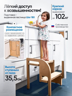 Выдвижная лестница "Скрытое решение: Шаг 180"
