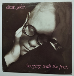 Винтажная виниловая пластинка LP Elton John Sleeping With The Past (Spain 1989)
