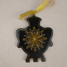 Сувенир "Самовар" с росписью Палех в подарочной коробке