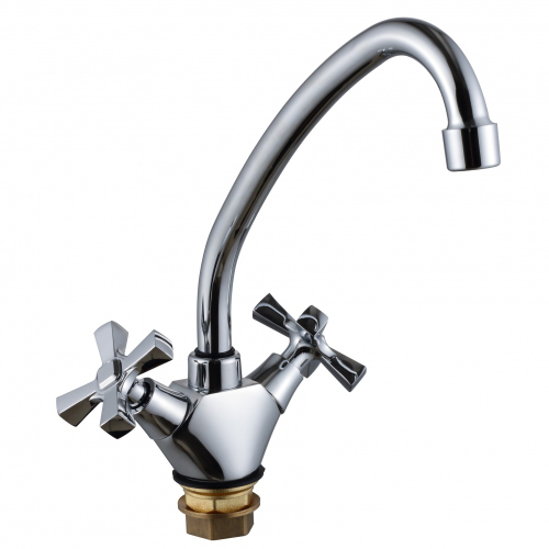 41014 Двухручный смеситель для кухни HANSEN  (10/1шт)