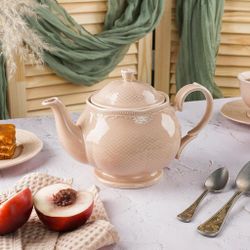 Чайник 1100 мл d 15,5 см h11,2 см Aristocrat Peach Tea Noble [1]