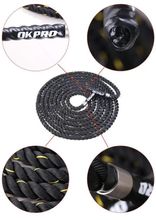 Канат тренировочный 15 м толщина 38 мм телиреновый OKPRO