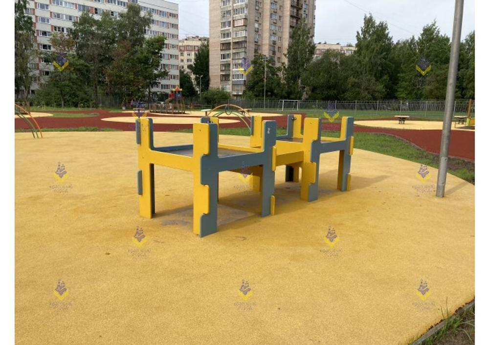 Песочница двойная для детей с ОВ