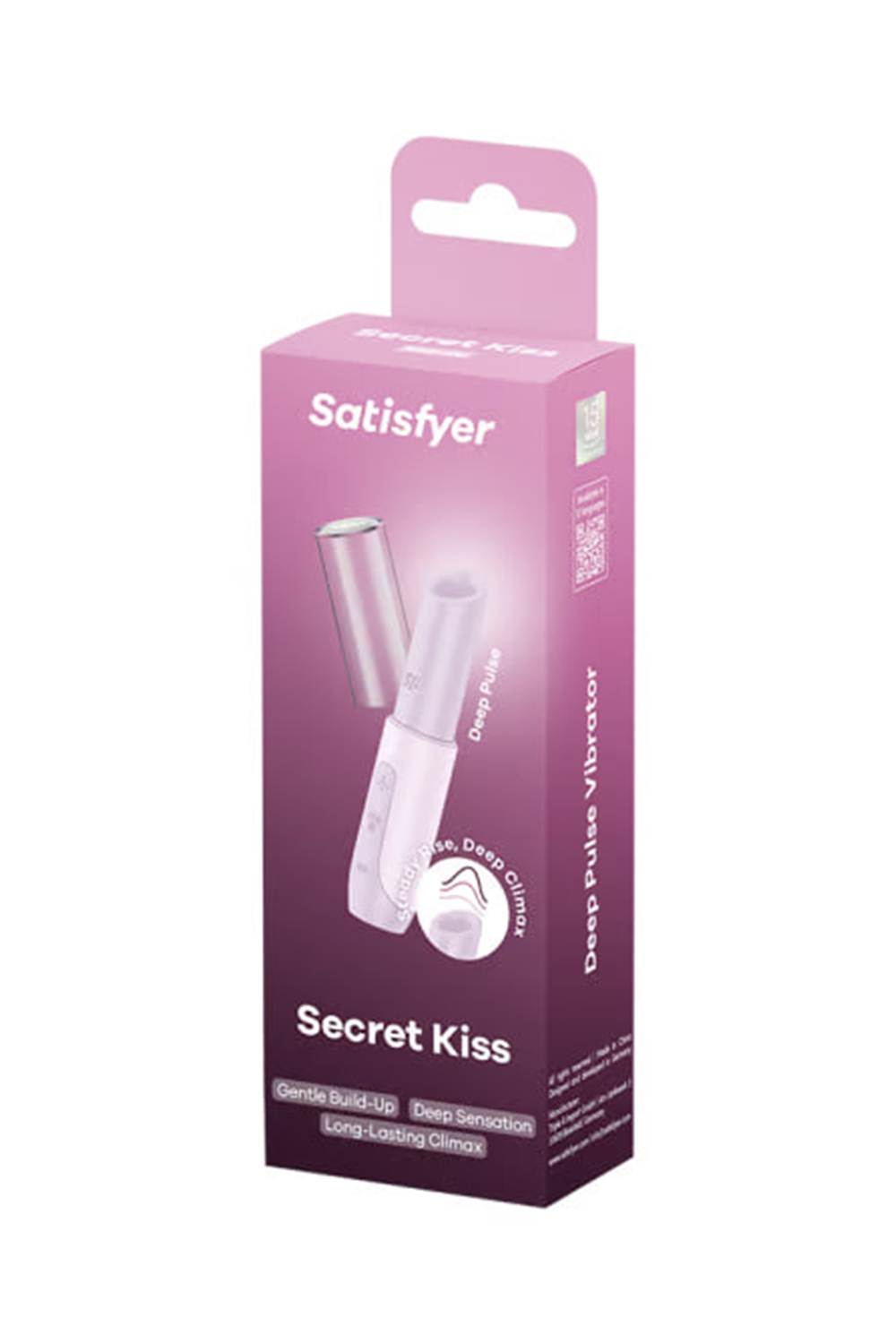 Мини-вибратор с 3D пульсацией Satisfyer Secret Kiss розовый 13 см