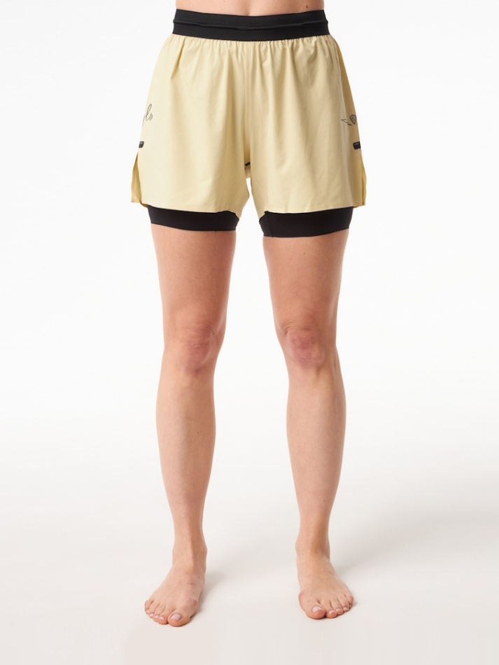 ШОРТЫ ЖЕНСКИЕ ELEVATE SHORT 5 | YELLOW