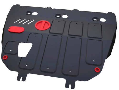 Защита картера и КПП АвтоБроня для DongFeng H30 Cross (V - 1.6) 2014-2018/DongFeng S30 (V - 1.6) 2013-2017, штампованная, сталь 1.8 мм, с крепежом, 111.09301.1