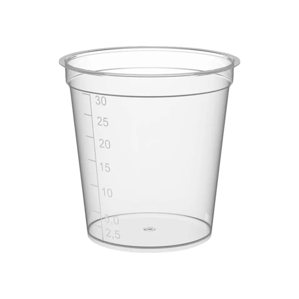Стаканчик ПП для приема лекарств, мерный 30/37, 30 мл, Перинт, шт.
