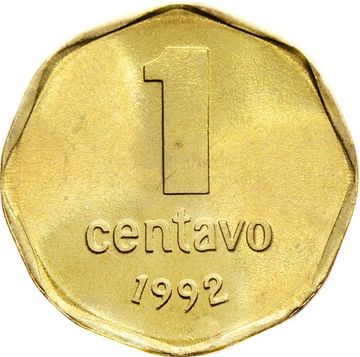 1 сентаво 1992 Аргентина