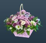 Коробочка розовая