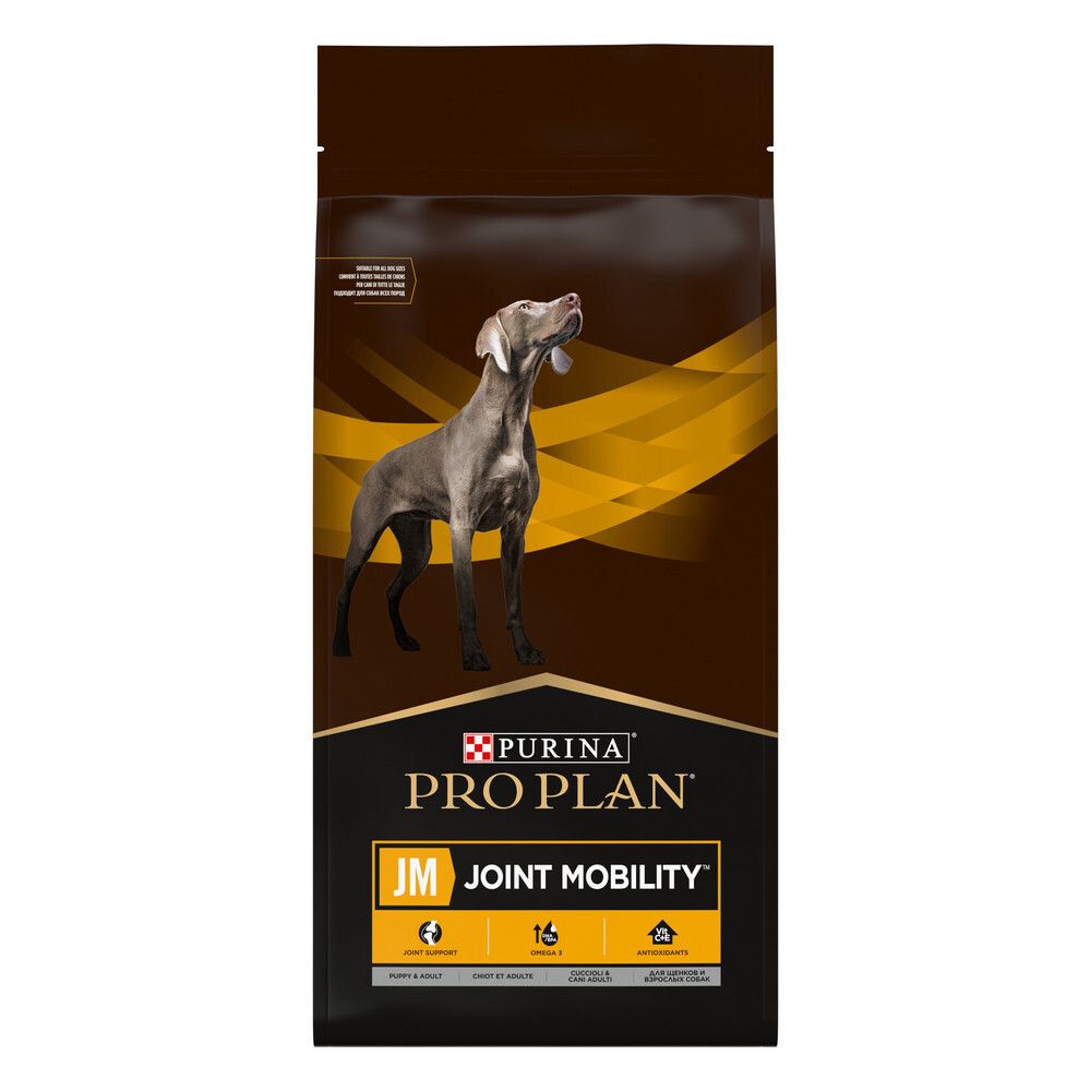 Сухой корм для собак диетический Pro Plan VETERINARY DIETS JM Joint Mobility для всех пород для поддержки работы суставов 3 кг