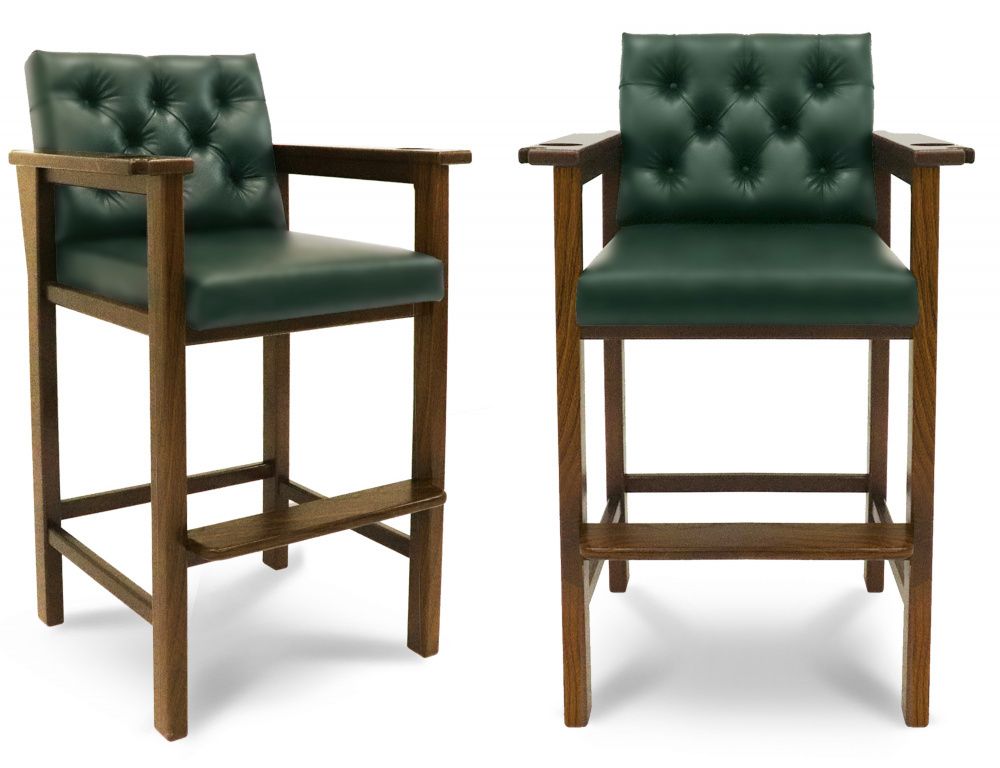 Стул бильярдный Версаль ясень (№5,Винилискожа (Dark Geen Темно-зеленый) цвет №206 ш1,44м,Винилискожа D.Green)