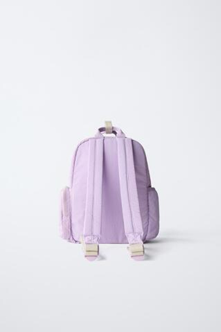 ZARA РЮКЗАК, ЦВЕТ МАЛЬВЫ