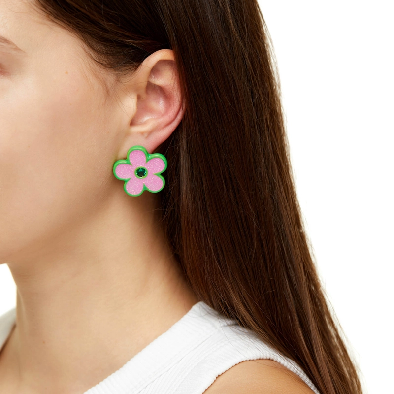 Серьги Мама – Зелёные