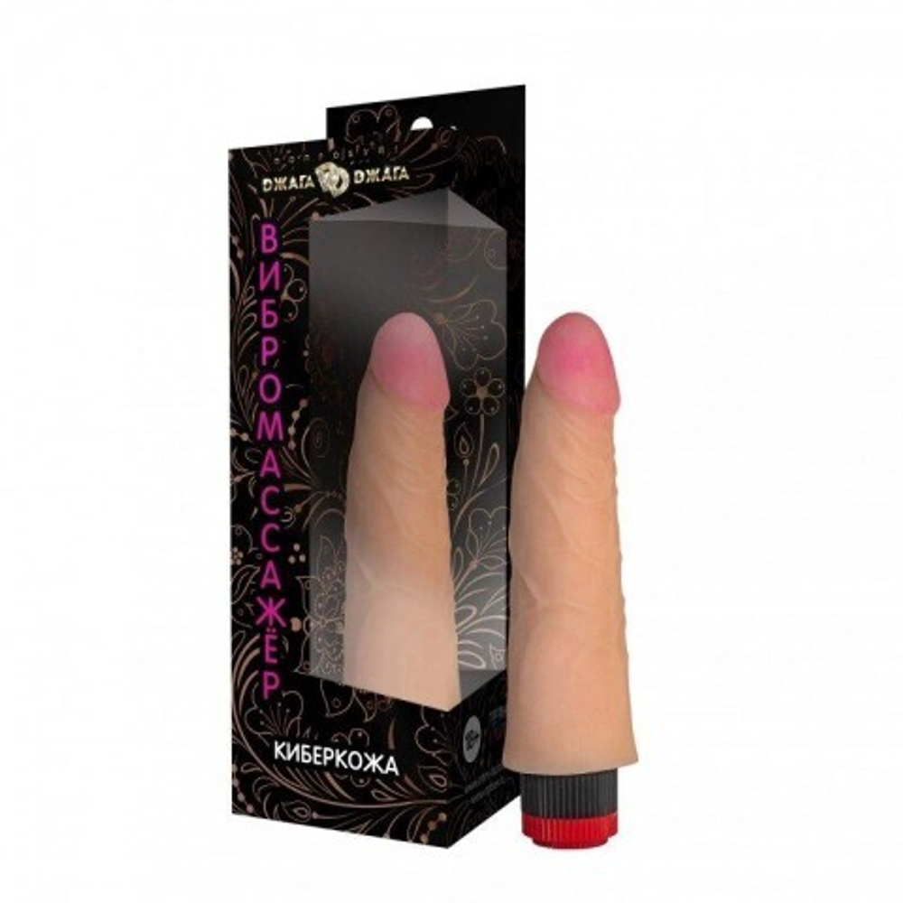 Вибромассажер реалистик №68, 17,5*4,6 см