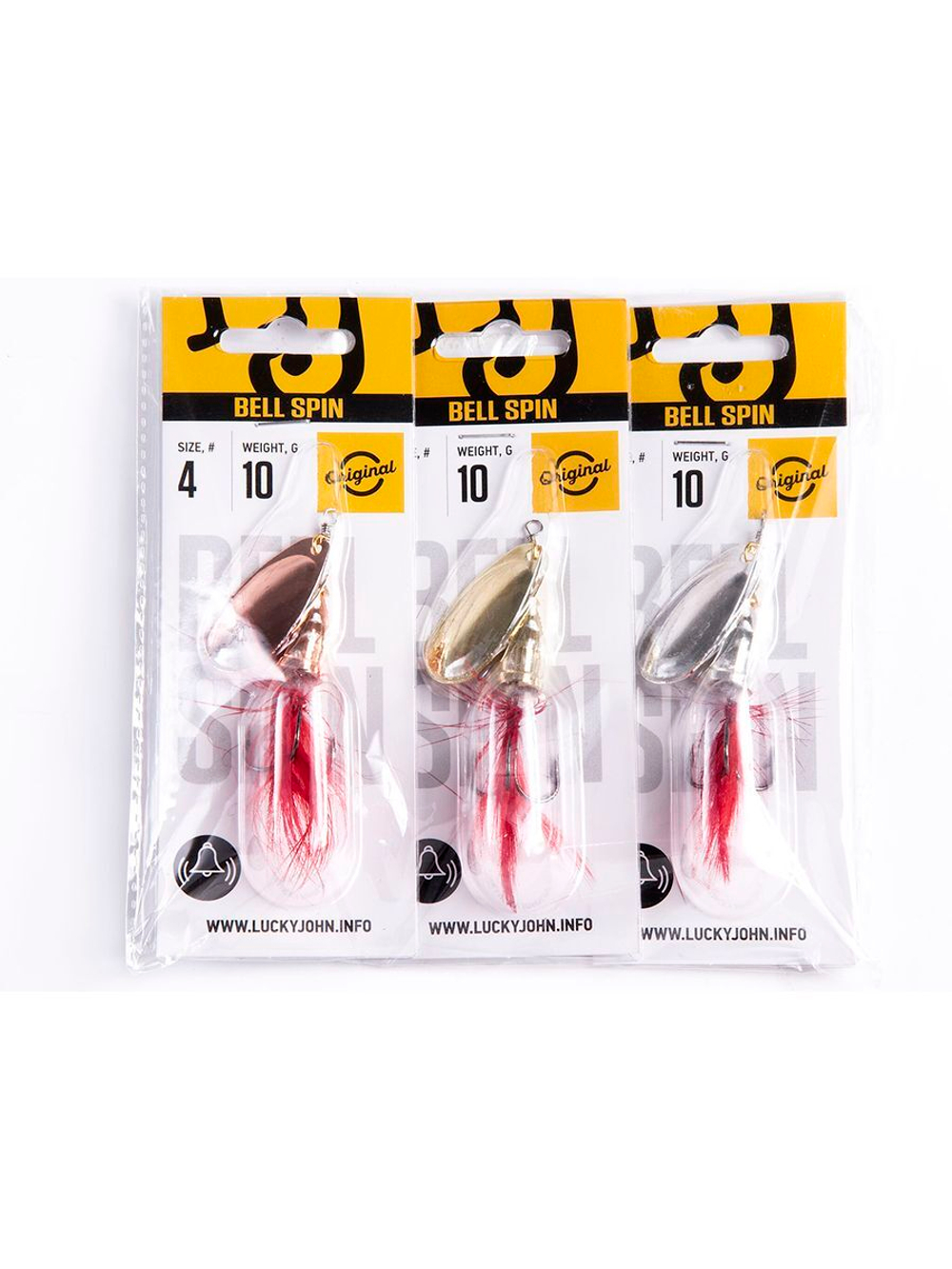 Блесна вращающаяся Lucky John BELL SPIN 05 13.0г CRD