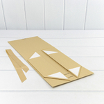 Коробка сборная 20х18х8 см на магнитах (Натуральный)