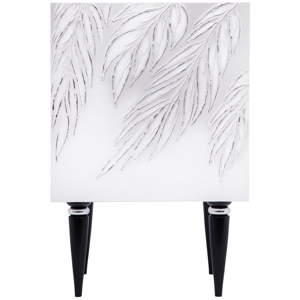 Тумба прикроватная Тропик Классика Айс Найт Сильвер правая