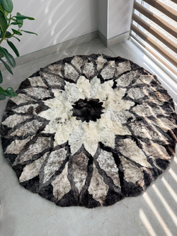 Ковер шкура натуральная овчина меховой