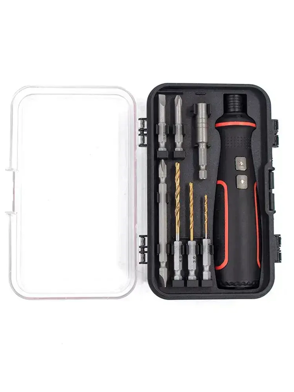 Электрическая отвертка аккумуляторная с набором бит для точных работ 41 в 1