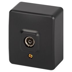 Розетка ЭРА Эксперт 11-3201-05 TV одиночная IP20 ОУ антрацит