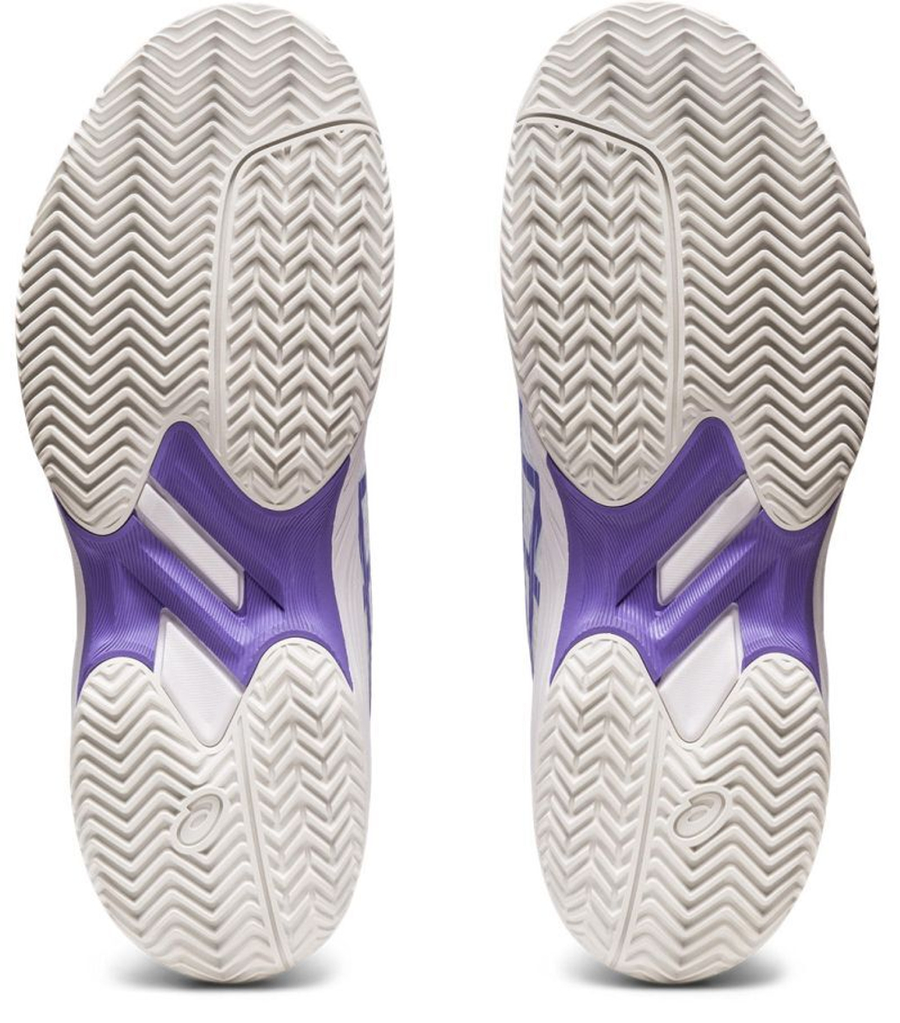 Женские Кроссовки теннисные Asics Gel-Game 9 Clay/OC - white/amethyst