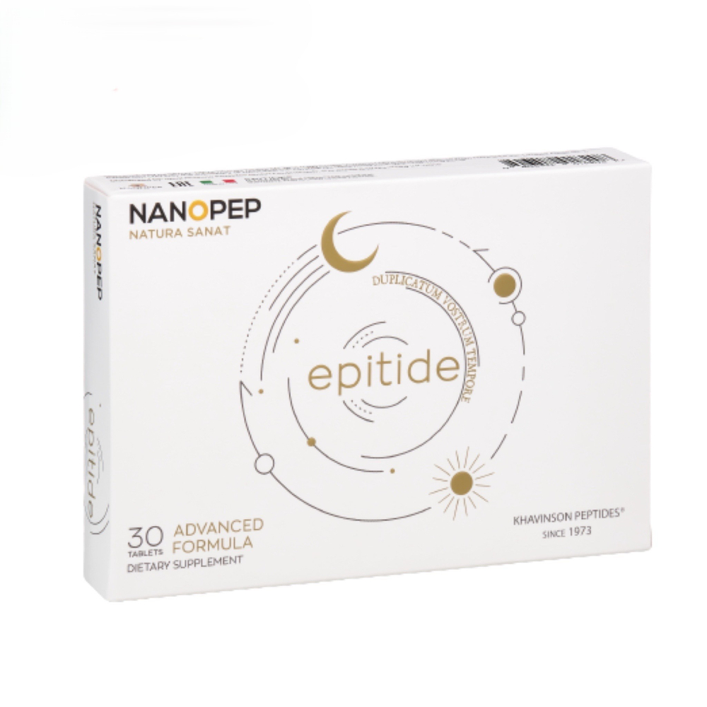 EPITIDE® пептид эпифиза эпиталамин, Эпитид® №30 жевательные таблетки для омоложения организма, нормализация работы эндокринной системы, бесплодие, бессоница