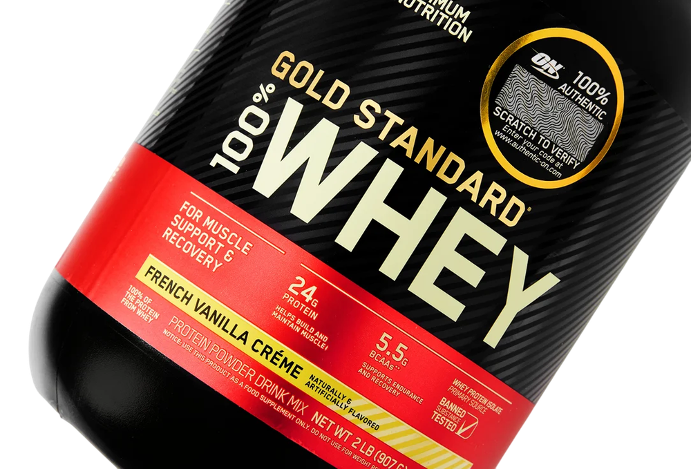 Optimum Nutrition, Gold Standard 100% Whey, сыворотка, 907 г (2 фунта)