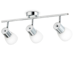 Настенно-потолочный спот TR3965/3 CH/FR хром/белый матовый E27*3 max 460*82*200