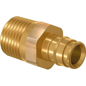 Штуцер латунный с наружной резьбой Ду16-40, Usystems