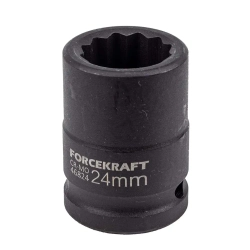 Головка ударная 24мм 3/4''12гр. FORCEKRAFT FK-46824