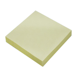 Блок для записей Basir, с липким слоем, 7.6*7.6 см, 100 листов, жёлтый