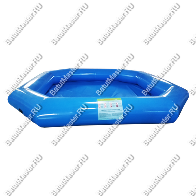 Квадратный надувной бассейн «Одноцветный» 3*3*0,5 м