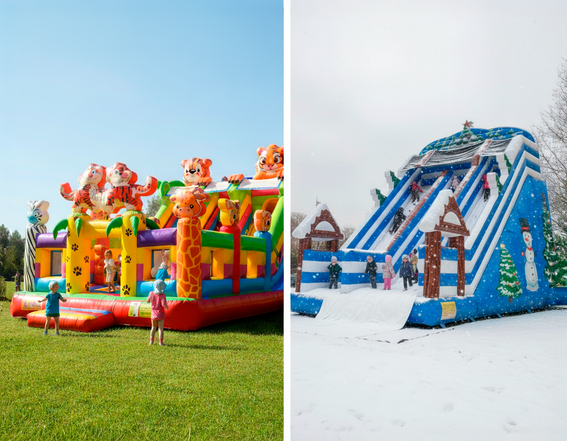 Летний vs всесезонный надувной батут: профессиональные критерии выбора