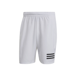 Мужские теннисные шорты adidas Club 3 Stripes Shorts Men - White, Black