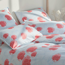 Пододеяльник 135х200 Elegante Float 2297R/1 коралловый