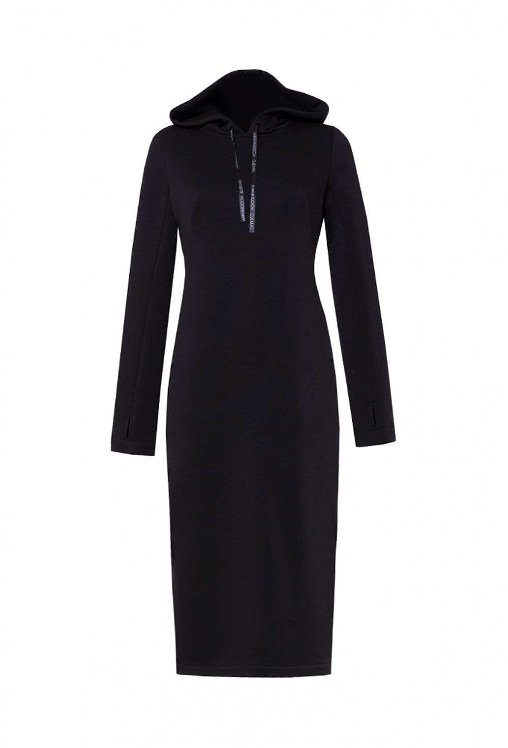 Спортивное платье черное 07-01-22 SS