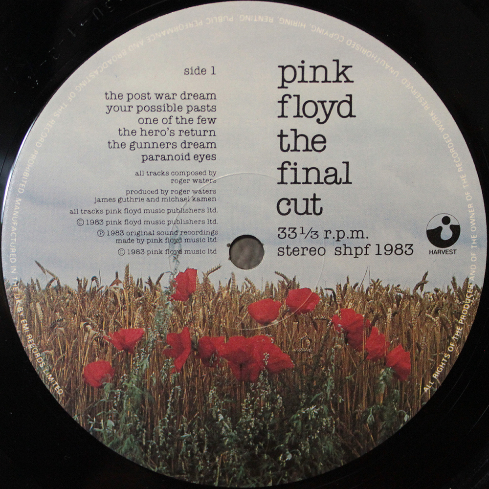 Pink Floyd / The Final Cut (LP)