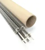 Электронагреватель трубчатый оребренный ТЭН 127 С 13/4,0 Ор 220 4000Вт/220В из углеродистой стали 08Ю