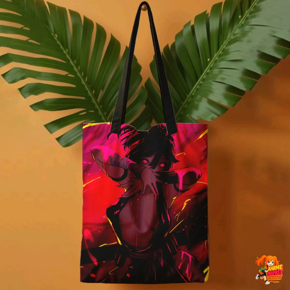 Сумка шоппер с принтом Адский Рай