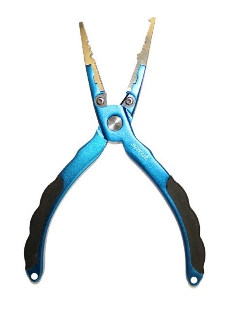 Инструмент &#34;Sprut&#34; Aluminum Fishing Pliers 170mm Rubber (Blue)