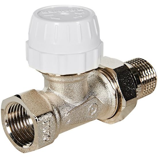 Клапан термостатический прямой Rommer 1/2"для радиатора (RVT-0001-100015)