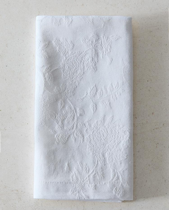 ZARA HOME ЖАККАРДОВАЯ САЛФЕТКАУ (УПАКОВКА ИЗ 2 ШТУК), БЕЛЫЙ