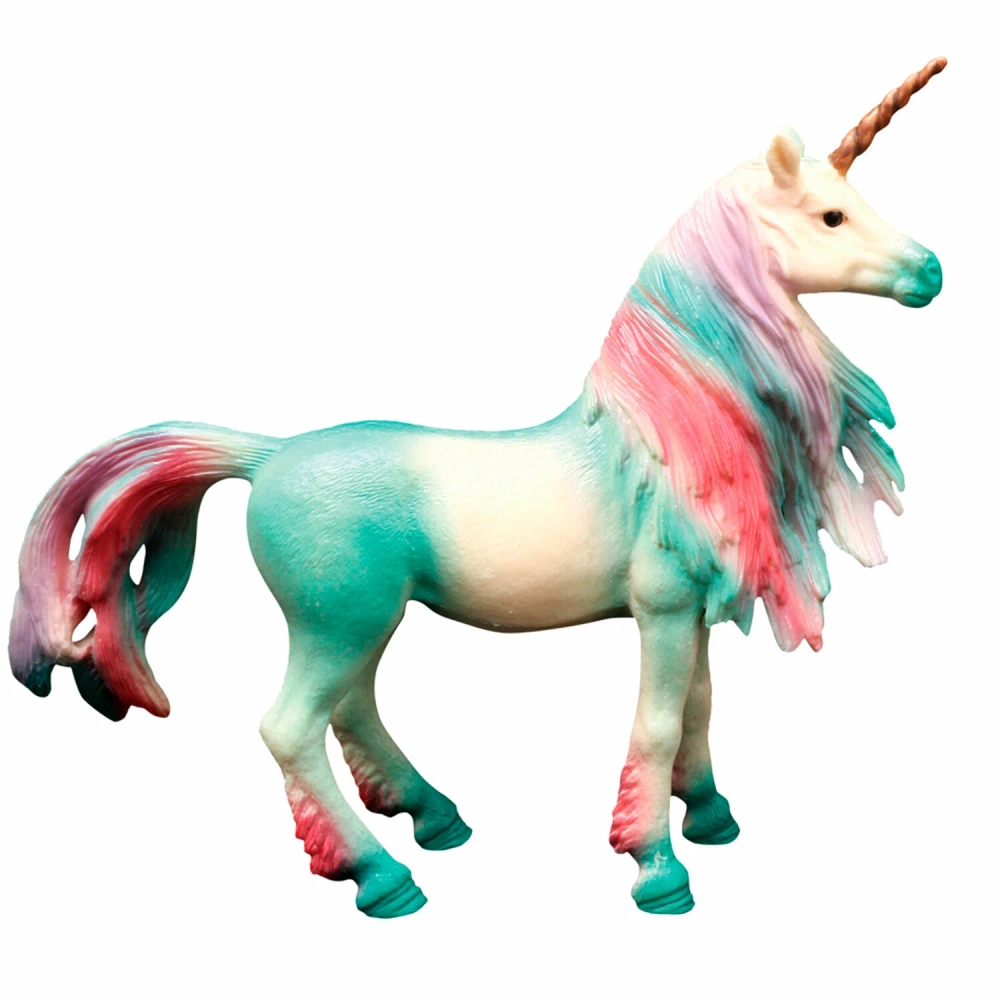 Набор фигурок животных Мир фэнтези Семья зеленых единорогов 2 шт