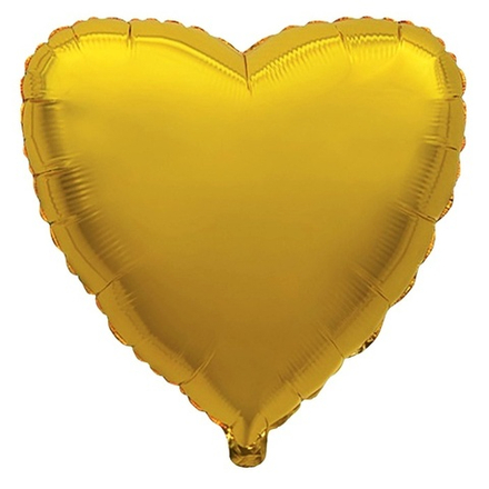 Шар Flexmetal Сердце 18" золото #201500O