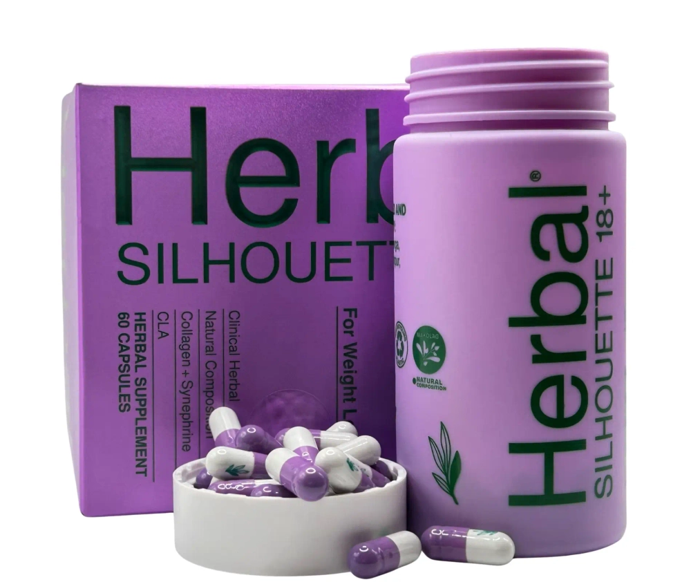 HERBAL SILHOUETTE 18+ Капсулы для похудения с Коллагеном и Синефрином