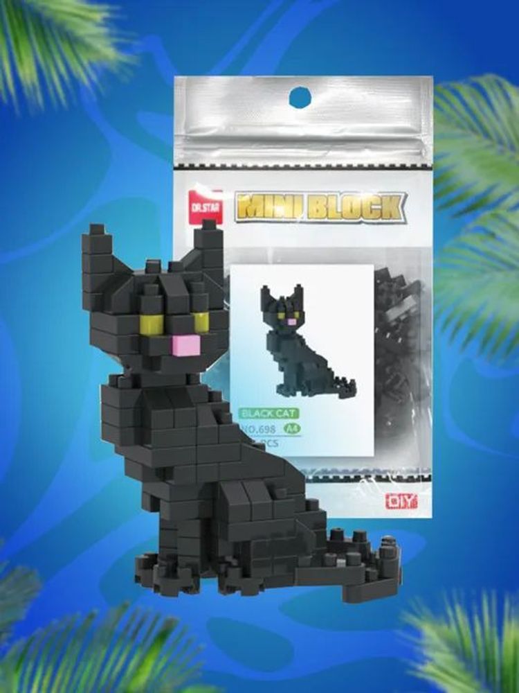 Игрушка конструктор ЧЕРНЫЙ КОТ 141 эл. (74129)