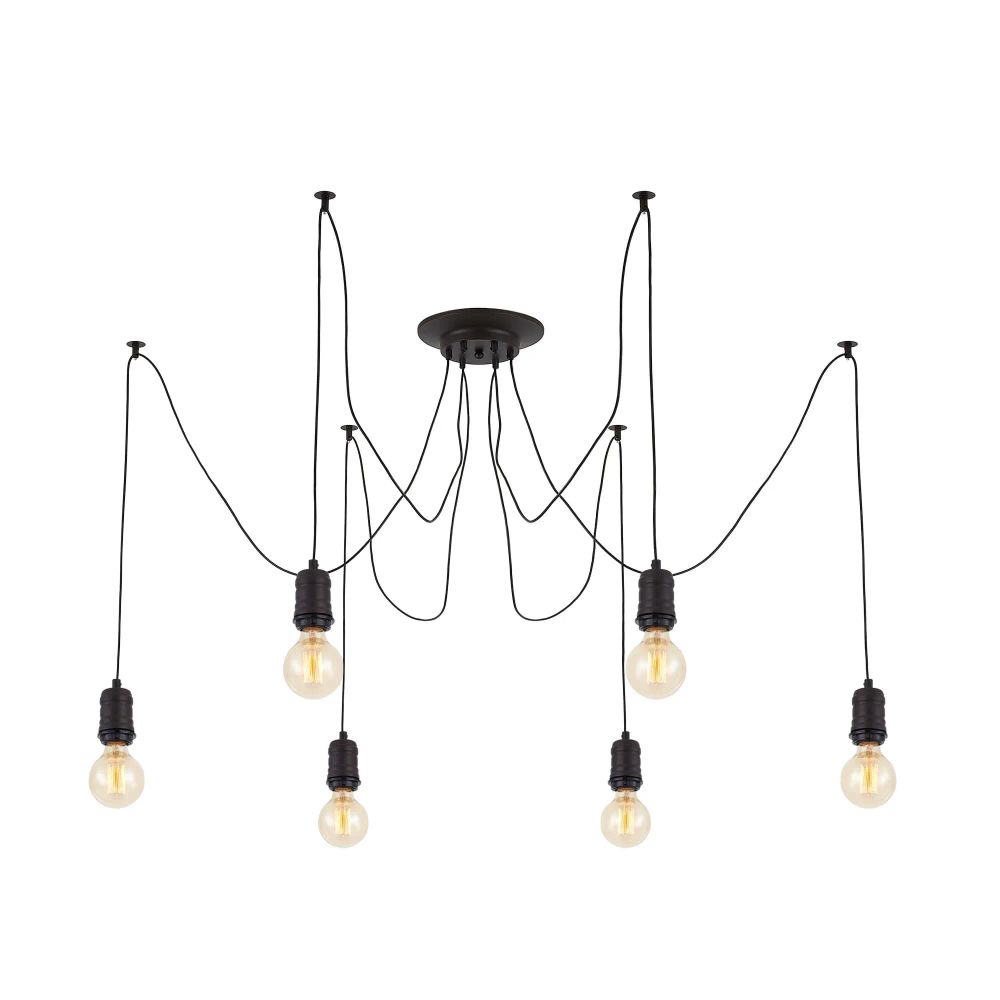 Citilux Эдисон CL451062 Люстра паук Венге