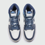 Кроссовки Nike Air Jordan 1 White / Blue