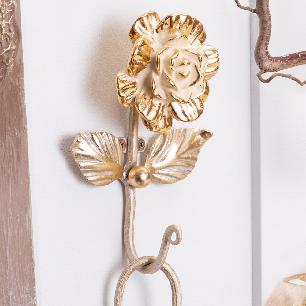 Настенный крючок Роза Прованса Баккара Айвори